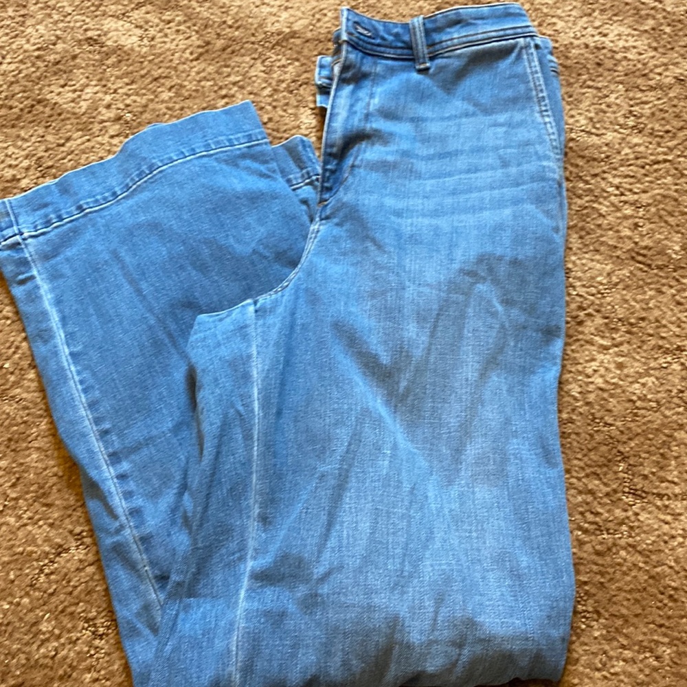 Wide leg jeans